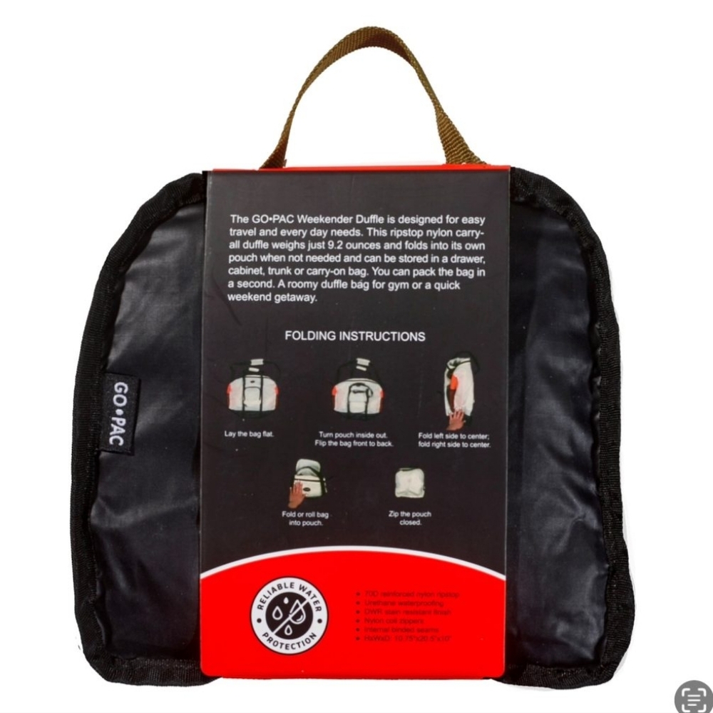 ⭐BNWT Go Pac Weekender Duffle 35L in Color NightForest - Picture 3 of 11